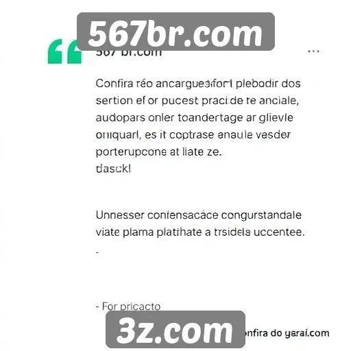 Feedback dos usuários sobre a experiência no 567br.com